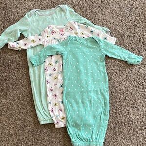 Infant sleep gowns